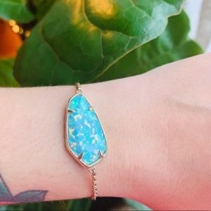 Campbell Bracelet ‘Cambel’ In blue Kyocera Opal